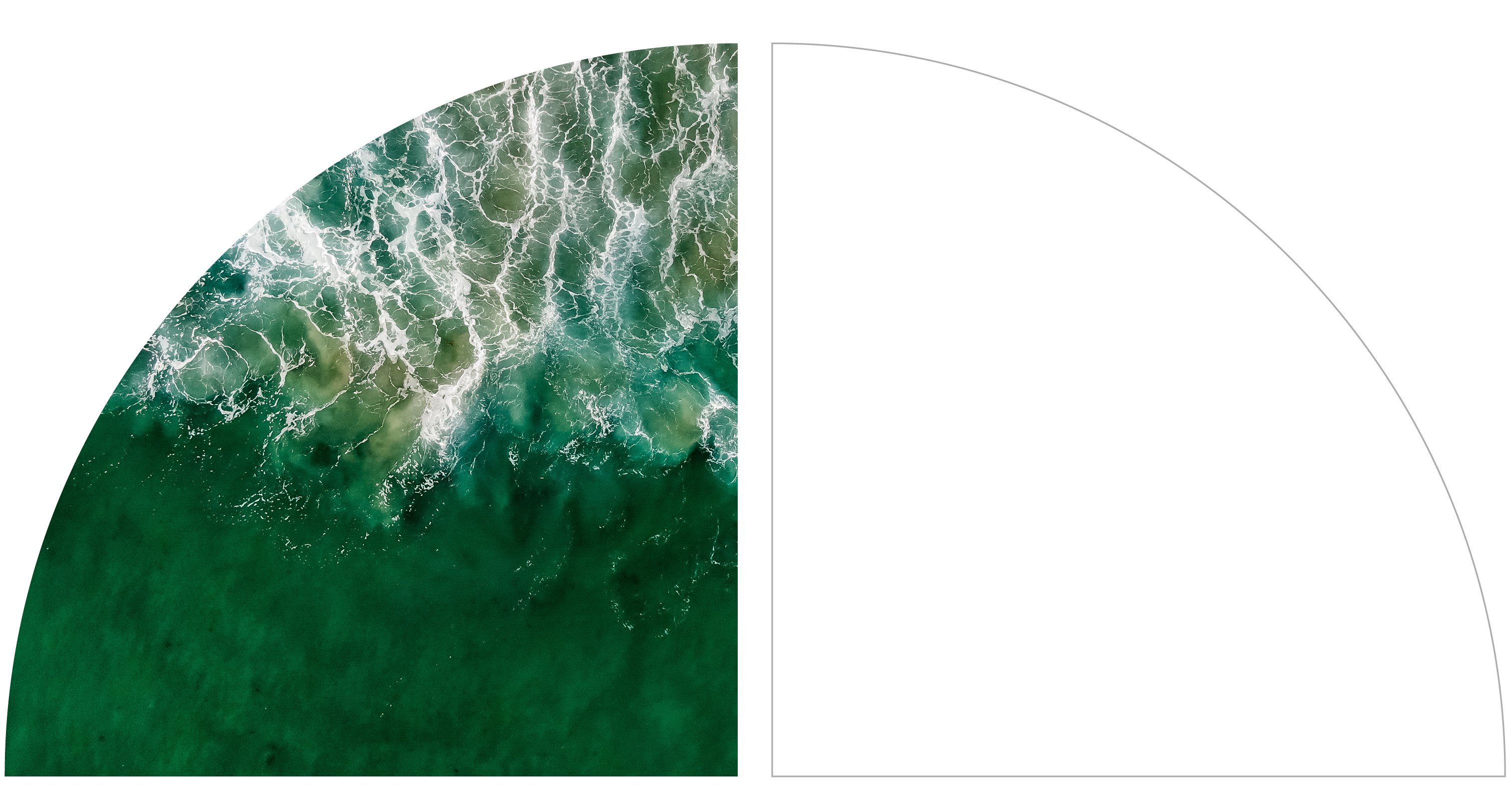 An aerial view of ocean waves with white foam and greenish water. An aerial view of ocean waves with white foam and greenish water.