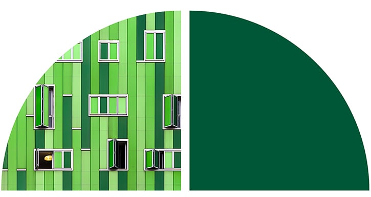 Green Windows. Green Windows.